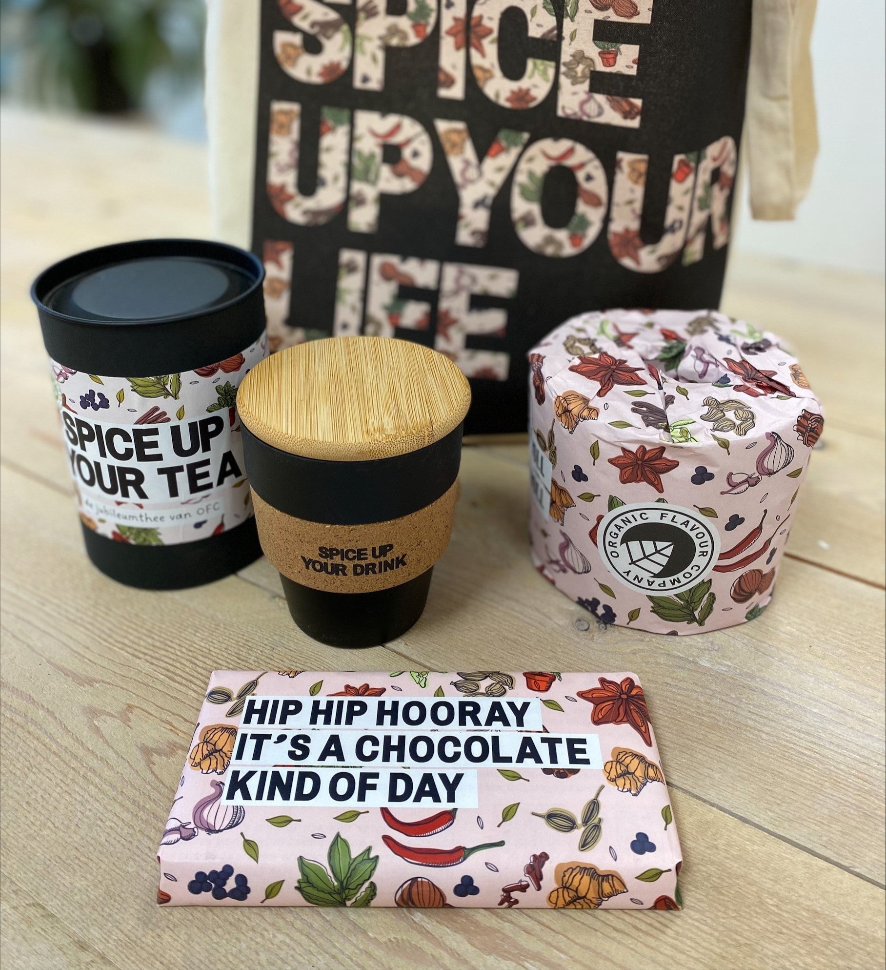 Tony's Chocolonely x The Organic Flavour Company personalized chocolate bar