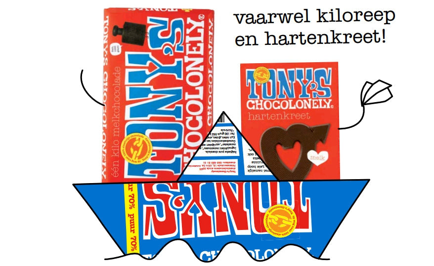 Afscheid kiloreep en hartenkreet-Tony’s Chocolonely