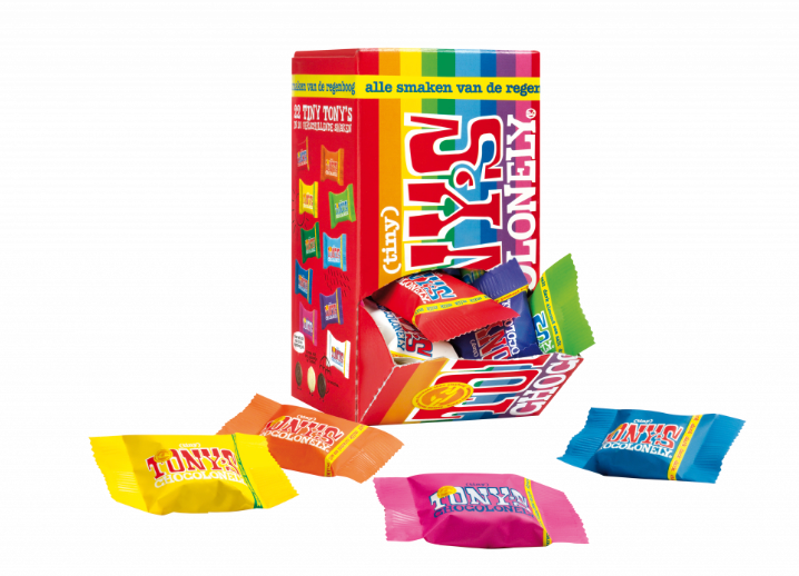nieuwe Tiny Tony’s in recyclebaar jasje-Tony’s Chocolonely