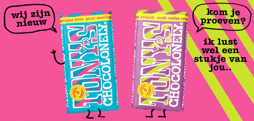 Tadaaa! Ze zijn er.-Tony’s Chocolonely