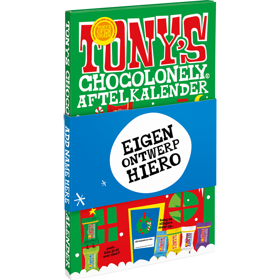 Tiny Tony’s aftelkalender groot-Tony’s Chocolonely
