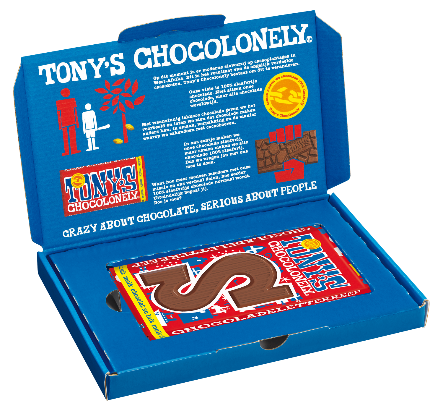 Giftbox Sint Letterreep Melk S