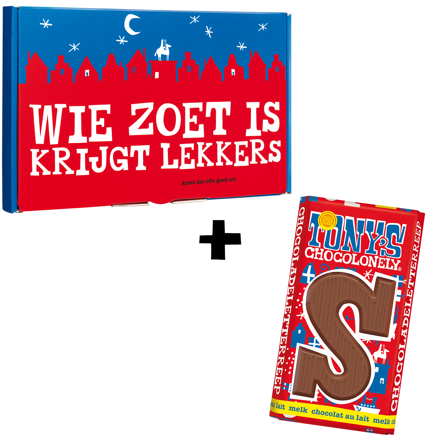 Giftbox Sint Letterreep Melk S