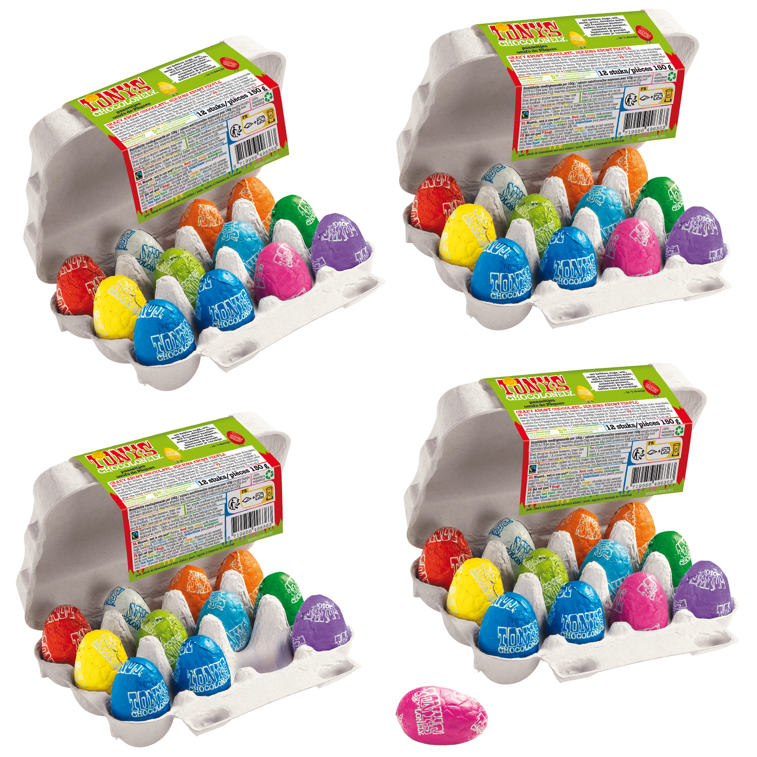 pasen bundel paaseitjes-Tony’s Chocolonely