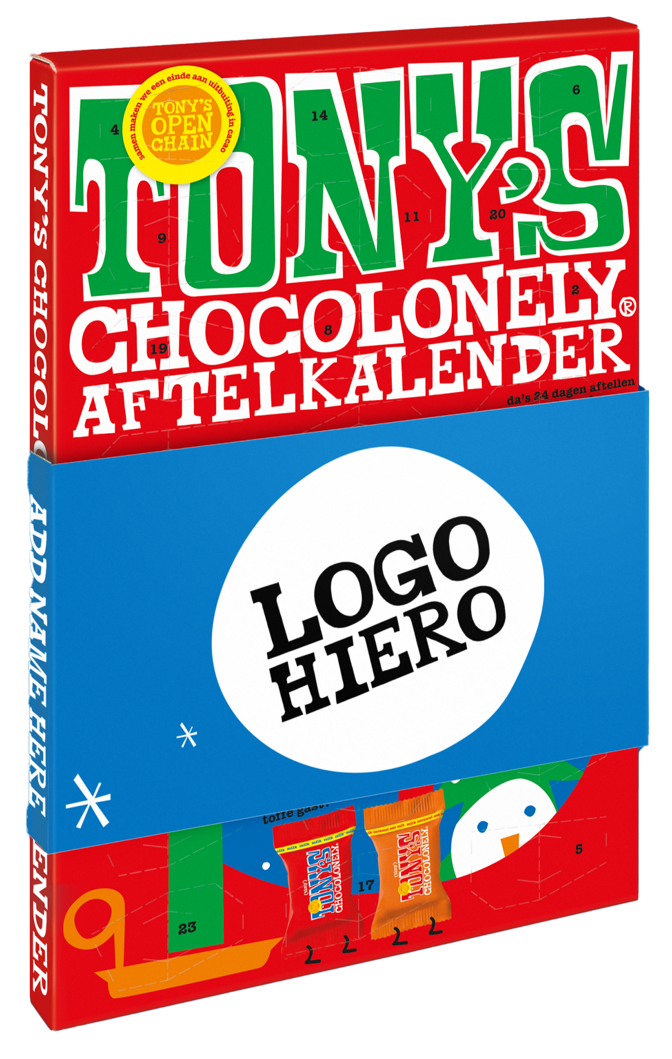 gepersonaliseerde kleine aftelkalender