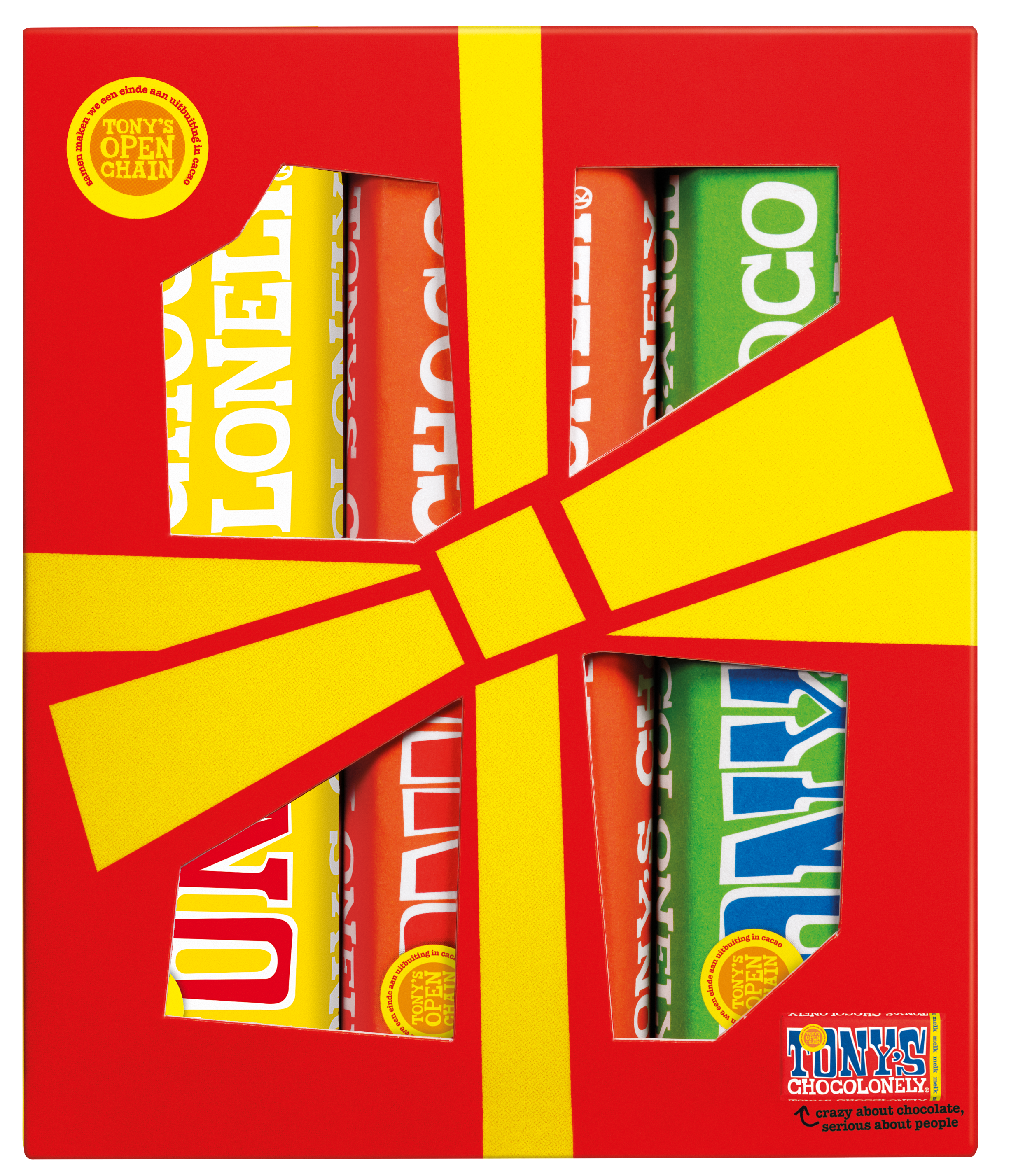 Easter chocolate gift package - 3 small chocolate bars