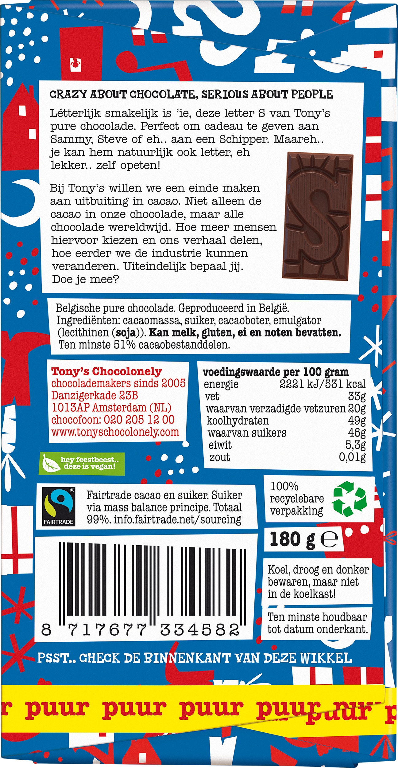 letterreep S puur