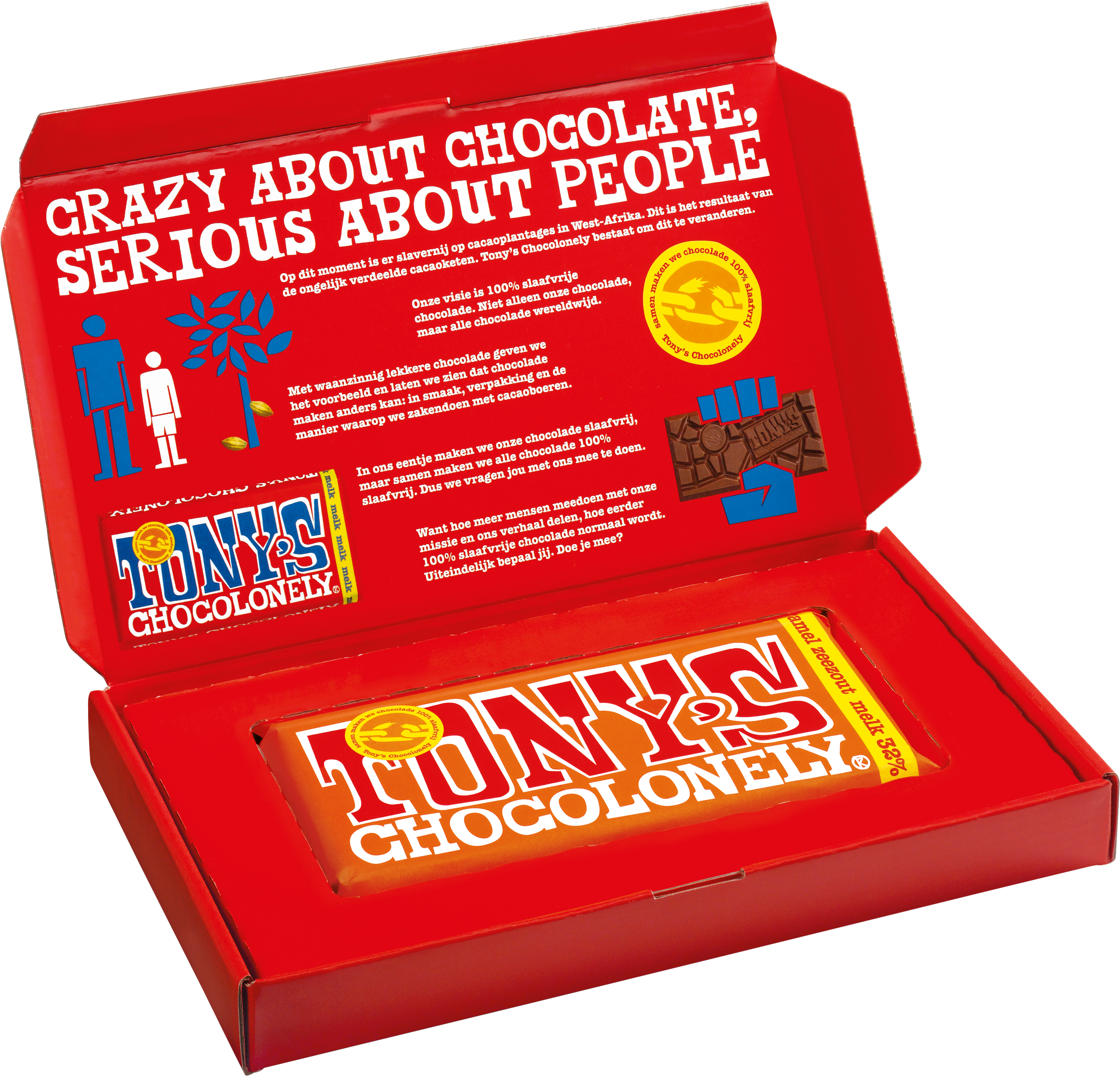 Tony’s kadodoos melk karamel zeezout