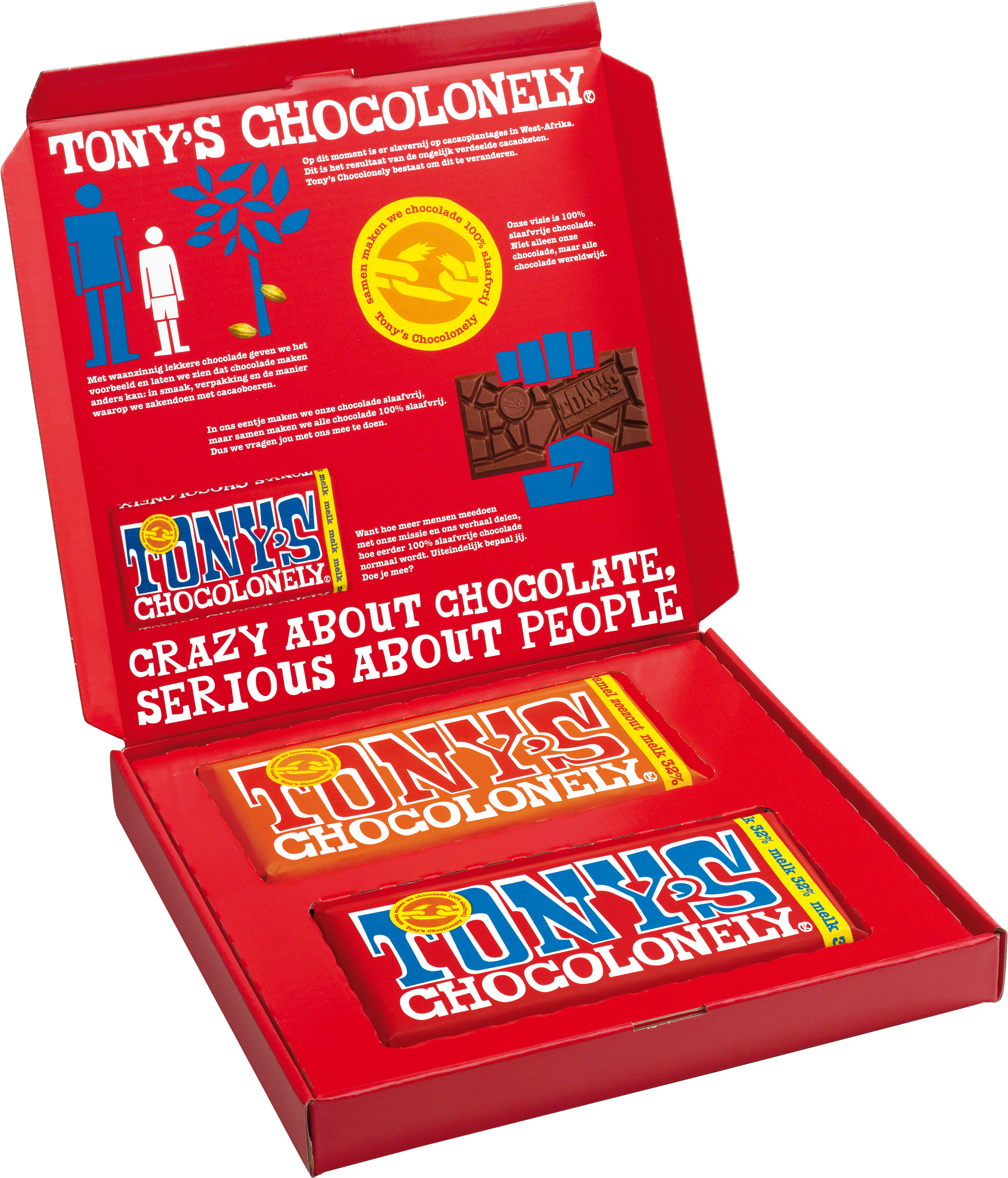 Tony’s kadodoos melk karamel zeezout + melk