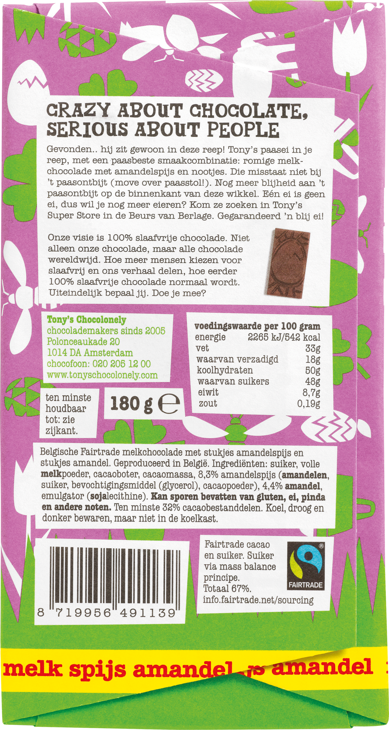 paasreep melk spijs nootjes-Tony’s Chocolonely