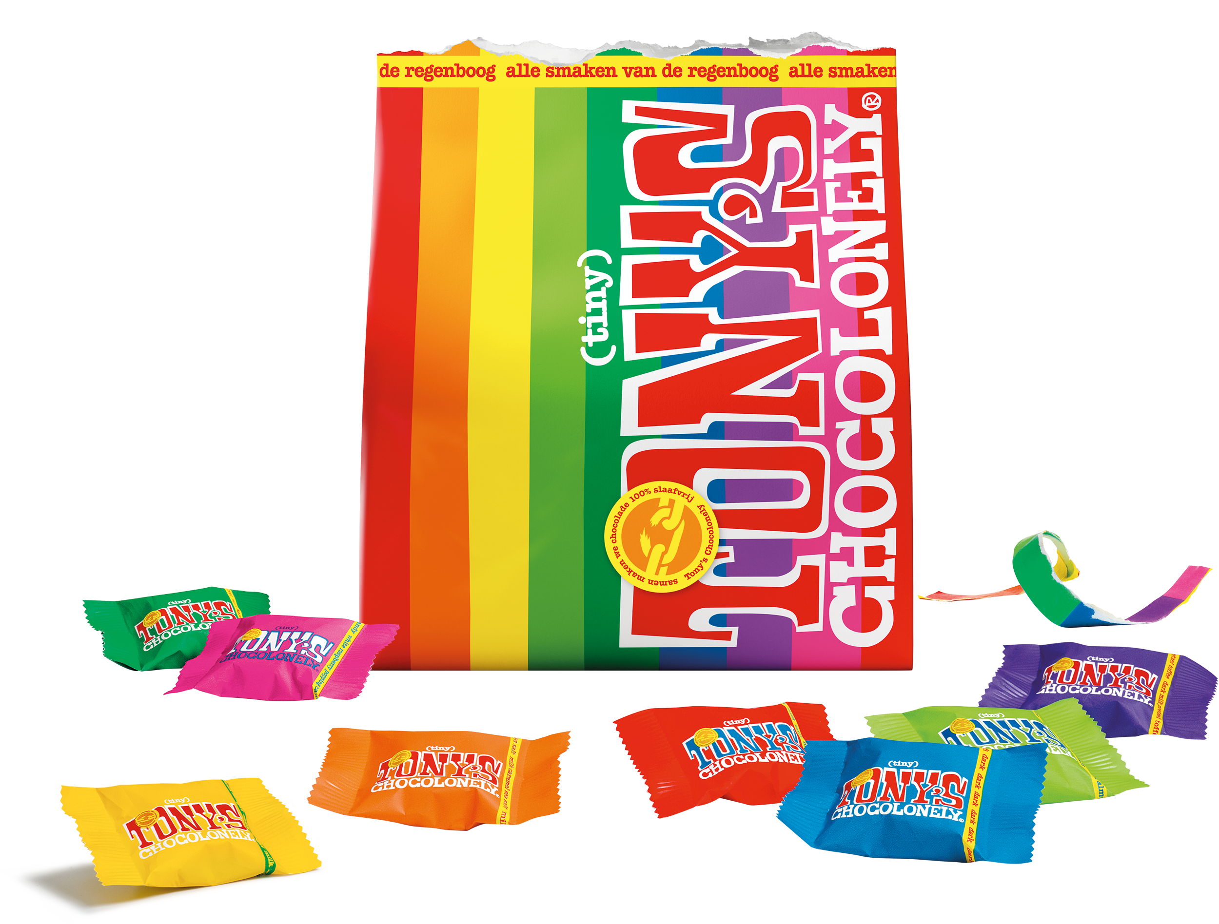 Tiny Tony's regenboog zak