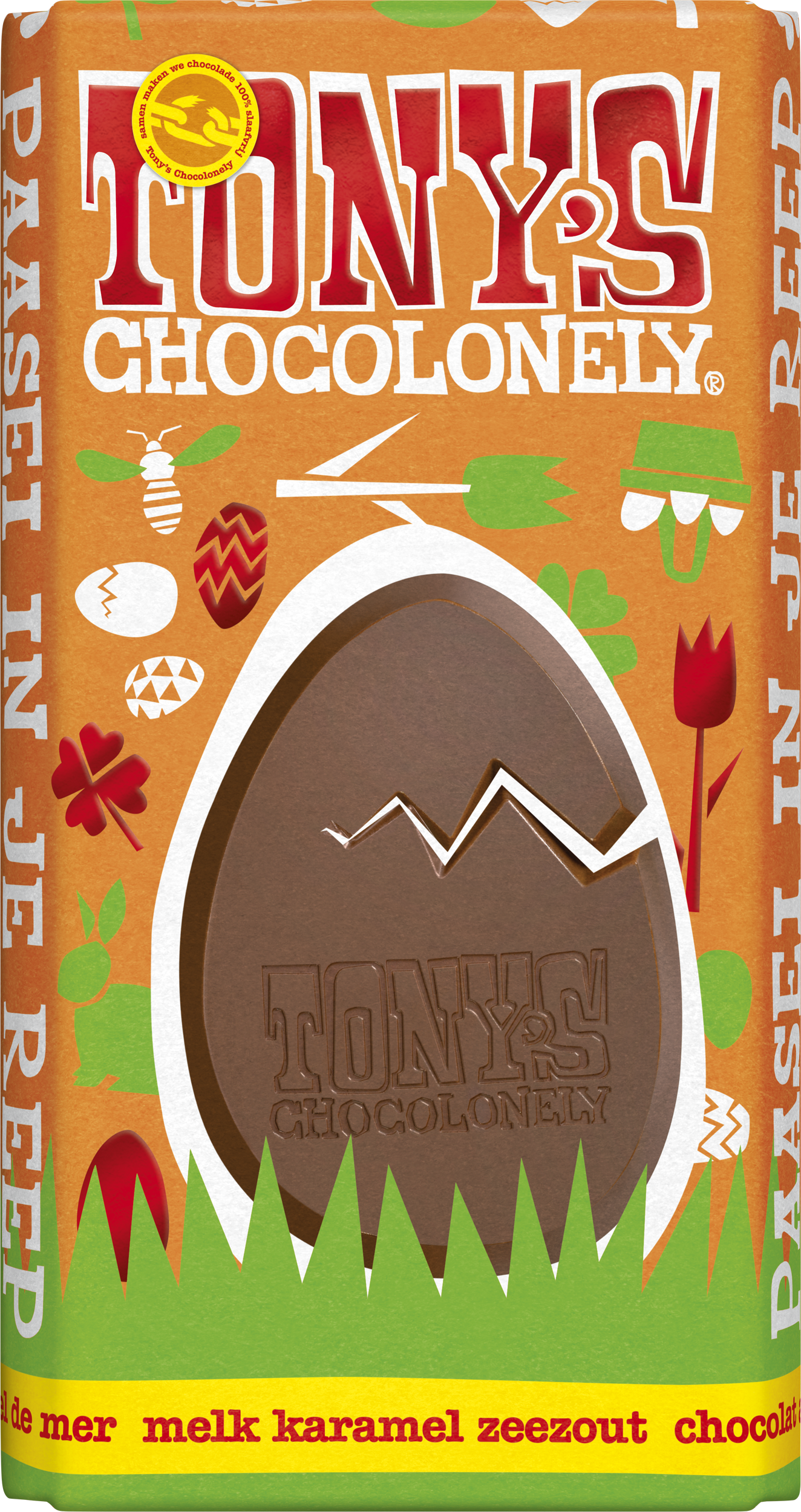 paasreep melk karamel zeezout-Tony’s Chocolonely