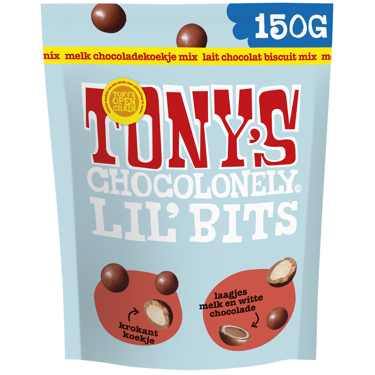 Lil’ Bits chocolate chip cookie mix-Tony’s Chocolonely