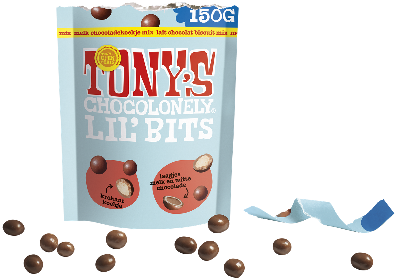 Lil’ Bits chocolate chip cookie mix-Tony’s Chocolonely