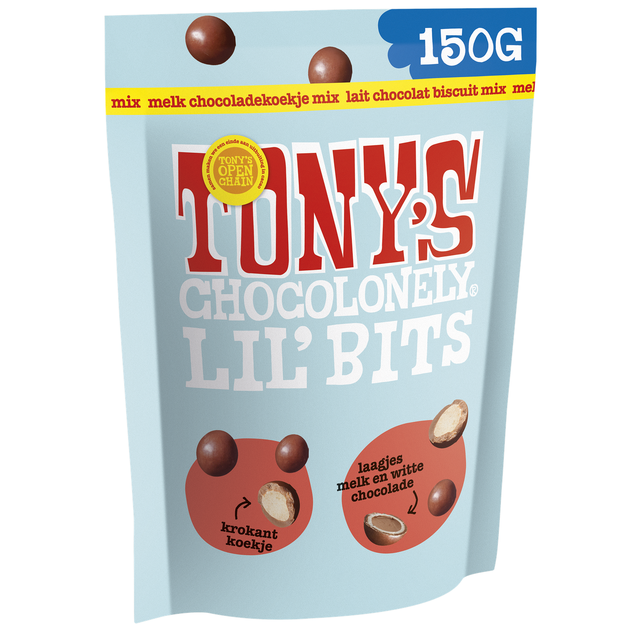 Lil’ Bits chocolate chip cookie mix-Tony’s Chocolonely