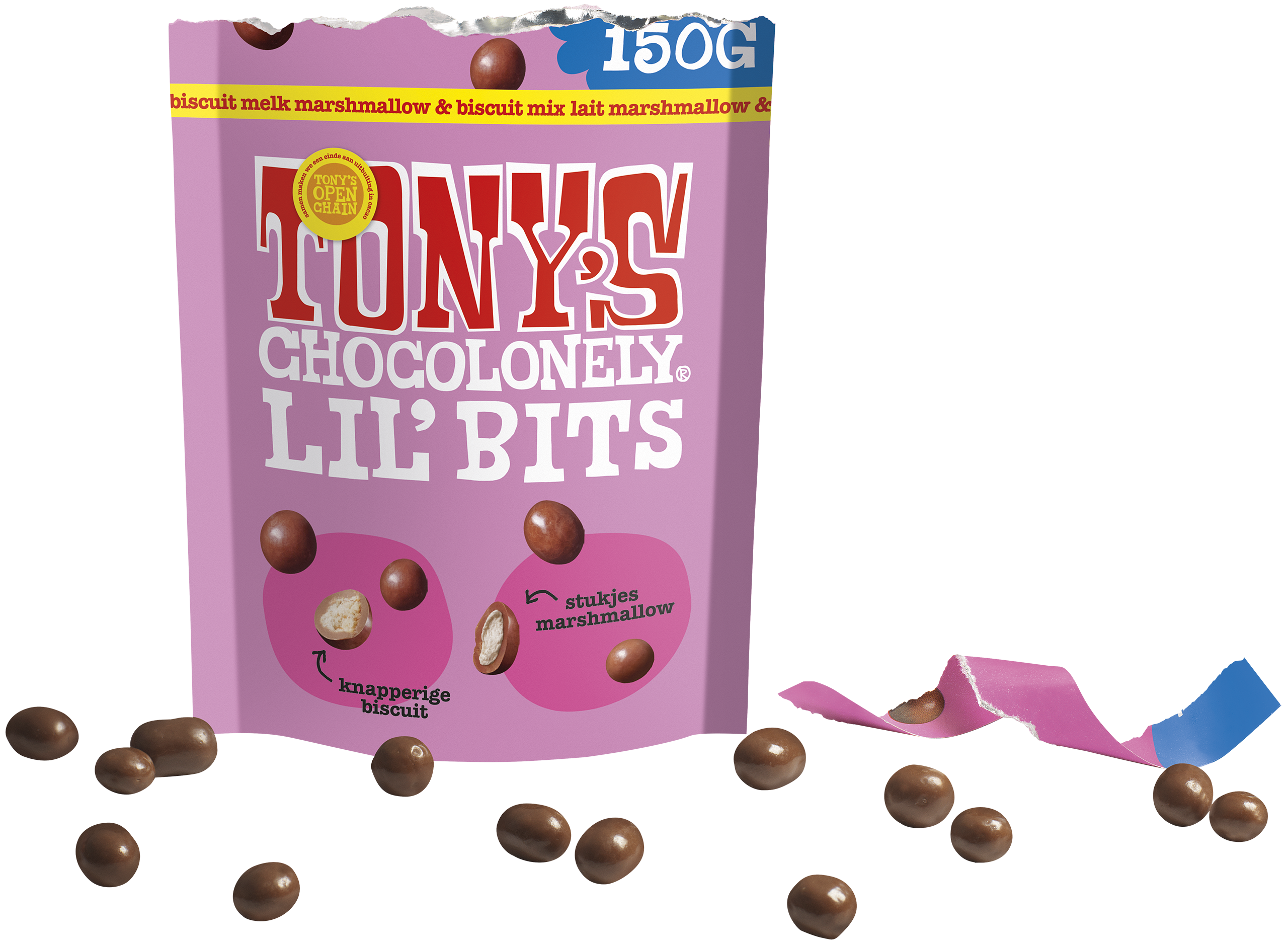Lil' Bits melk marshmallow & biscuit