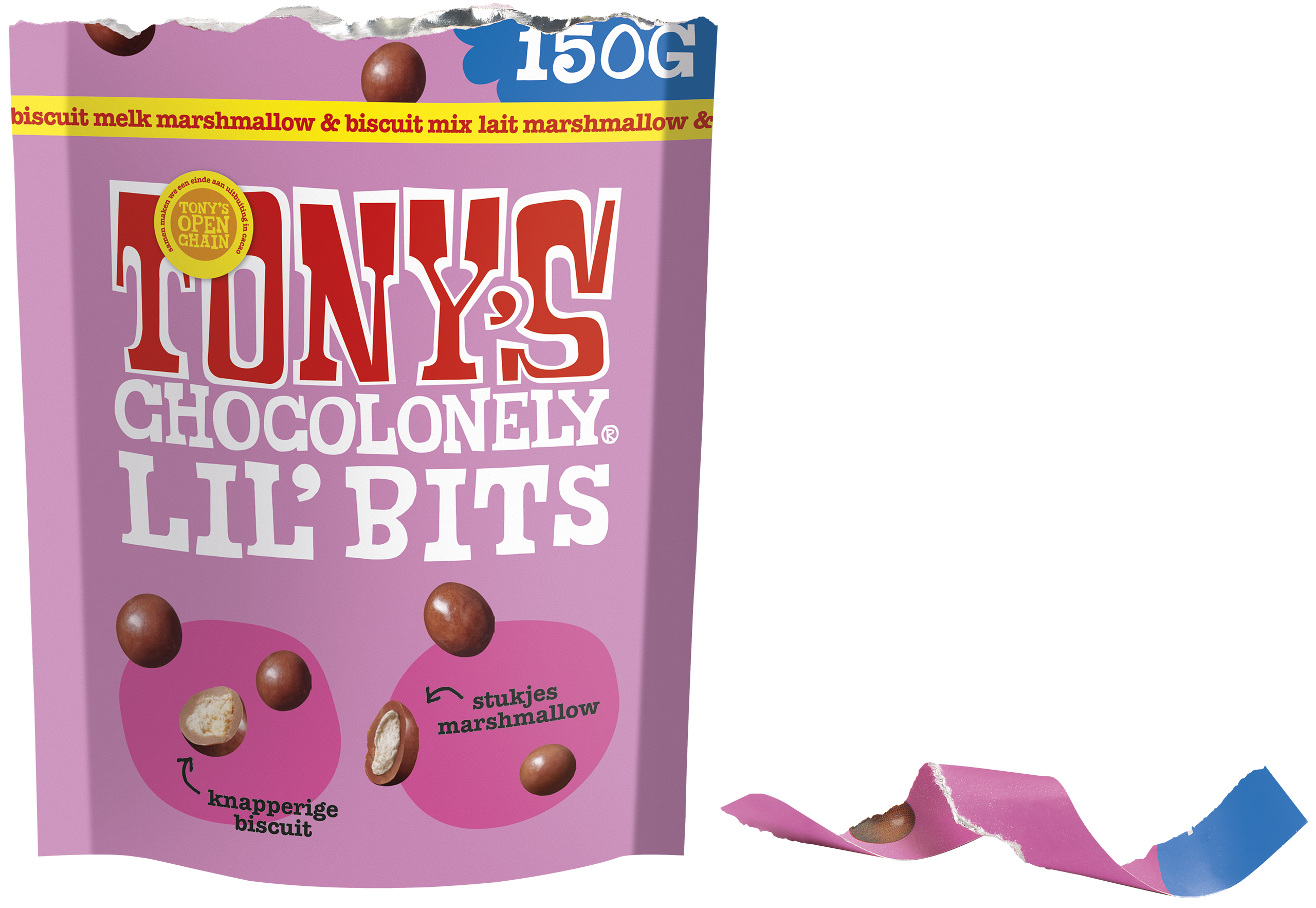 Lil' Bits melk marshmallow & biscuit