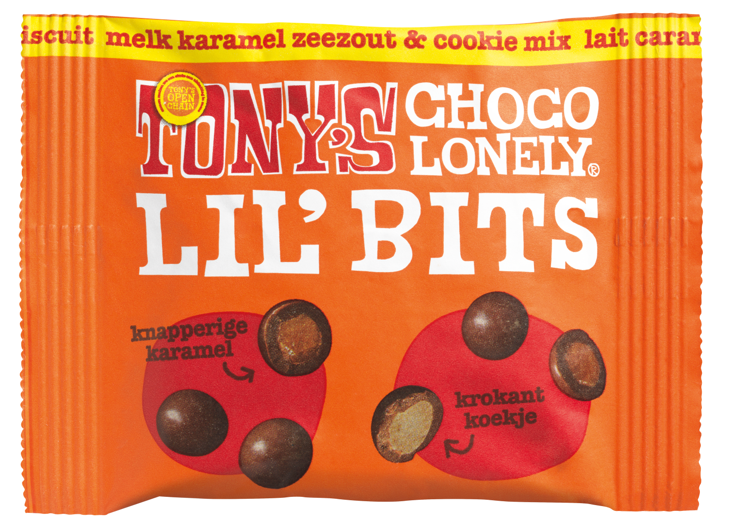 Lil'bits melk karamel zeezout & cookie mix-Tony’s Chocolonely