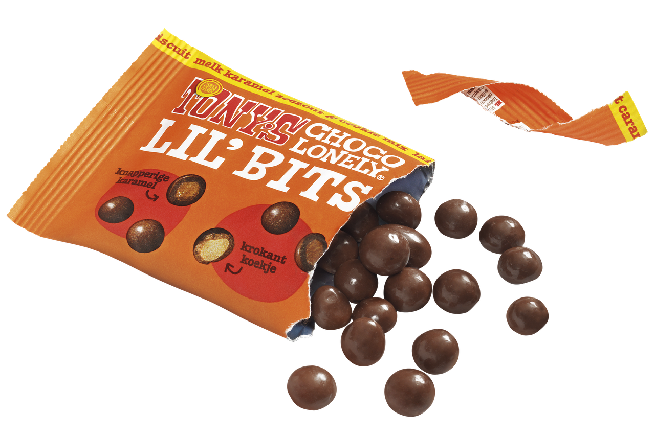 Lil'bits melk karamel zeezout & cookie mix-Tony’s Chocolonely