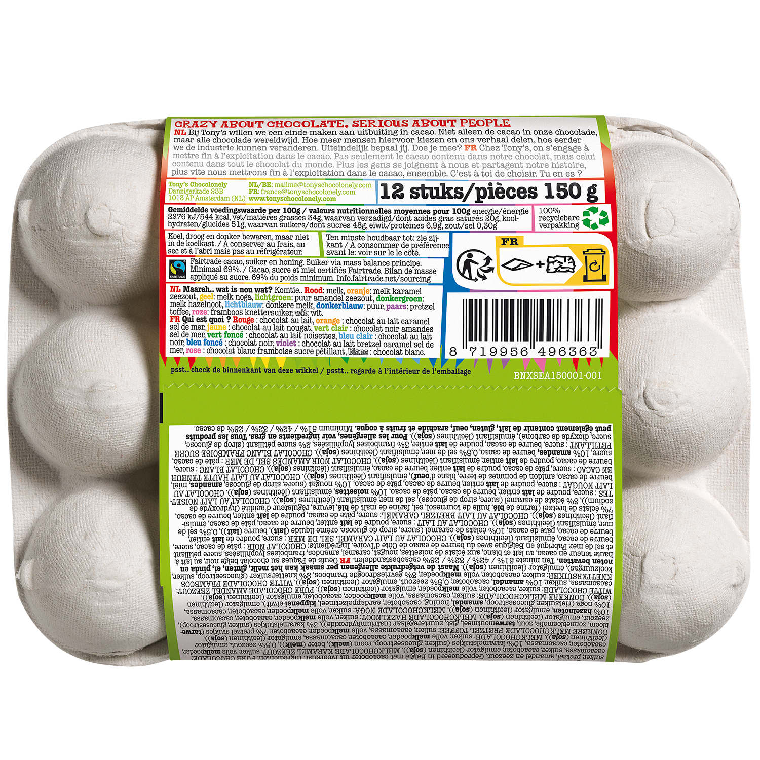 paasei mix doosje-Tony’s Chocolonely