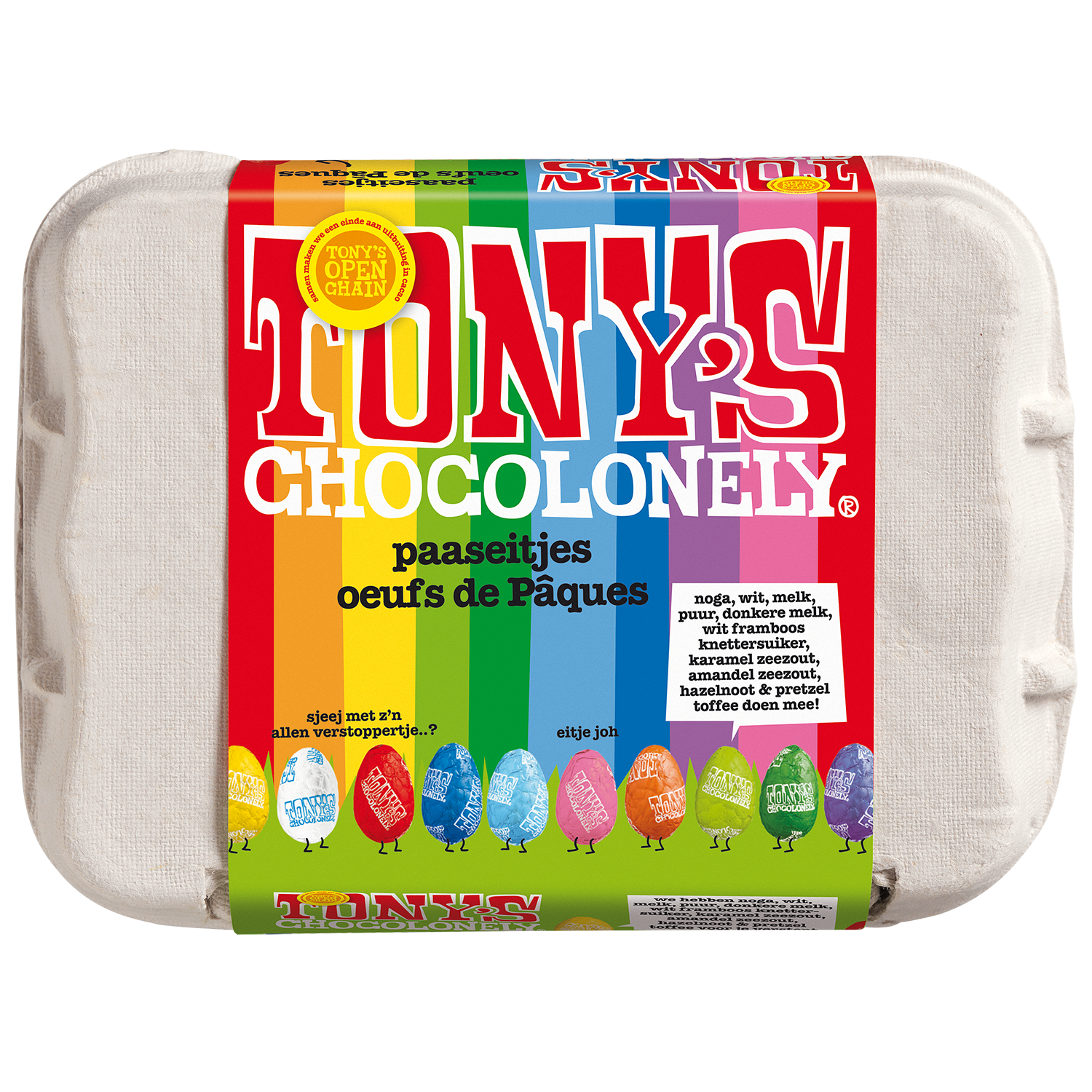 paasei mix doosje-Tony’s Chocolonely
