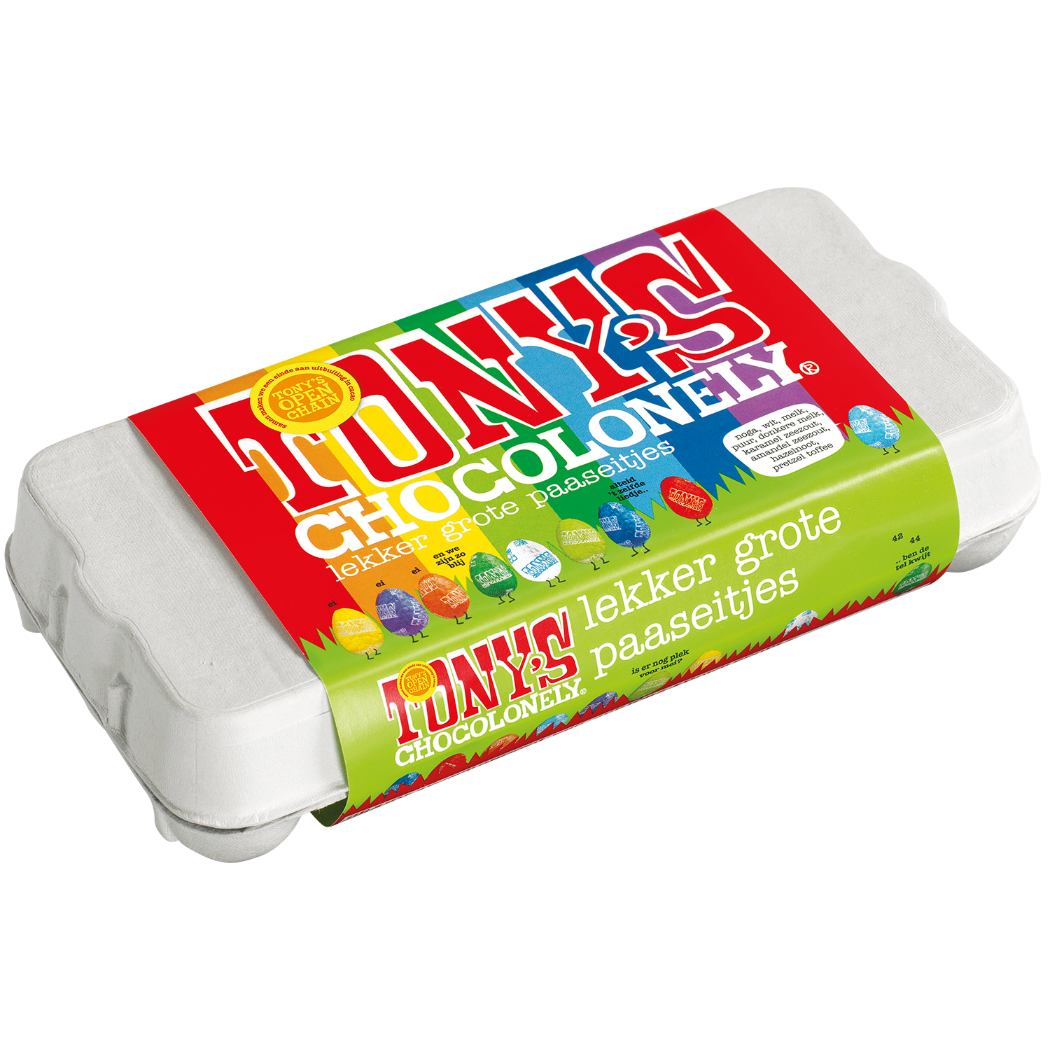 paasei mix doosje groot-Tony’s Chocolonely