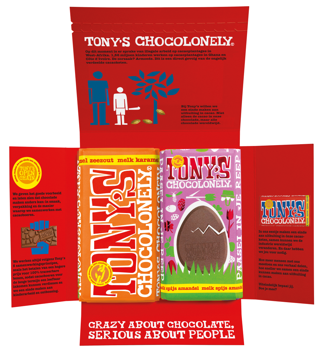 Kadoos pasen melk karamel zeezout + melk spijs nootjes