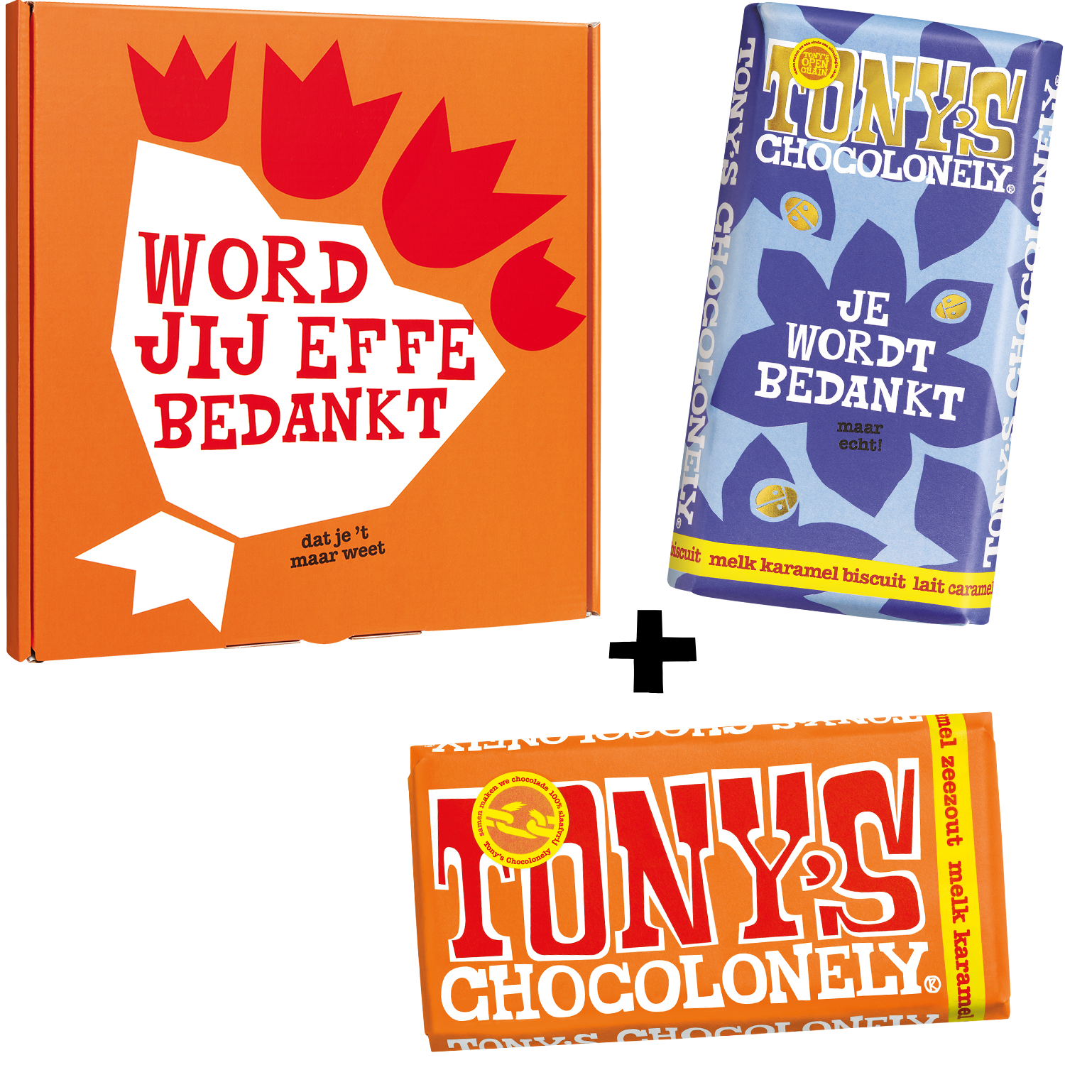 kadoos bedankt melk karamel zeezout + melk karamel biscuit