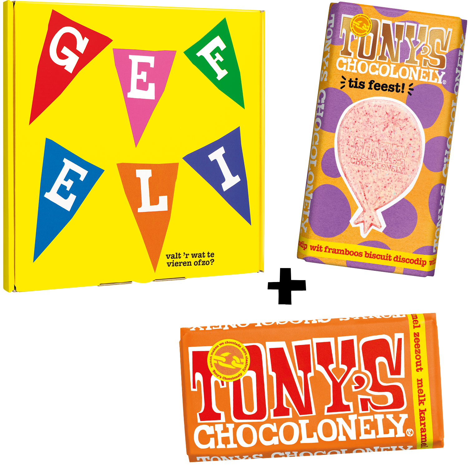 kadoos gefeliciteerd-Tony’s Chocolonely