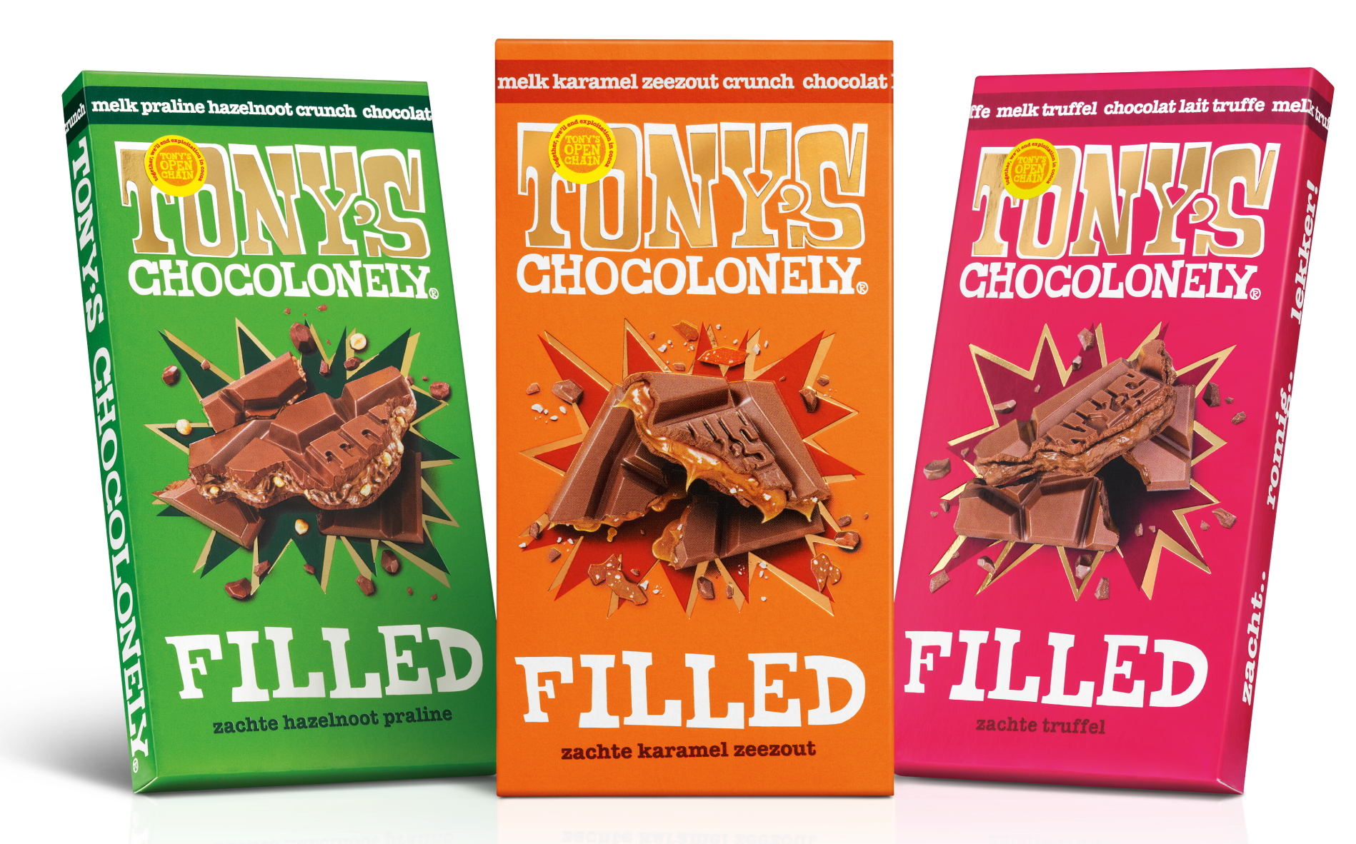 filled Tony's chocolade - alle smaken