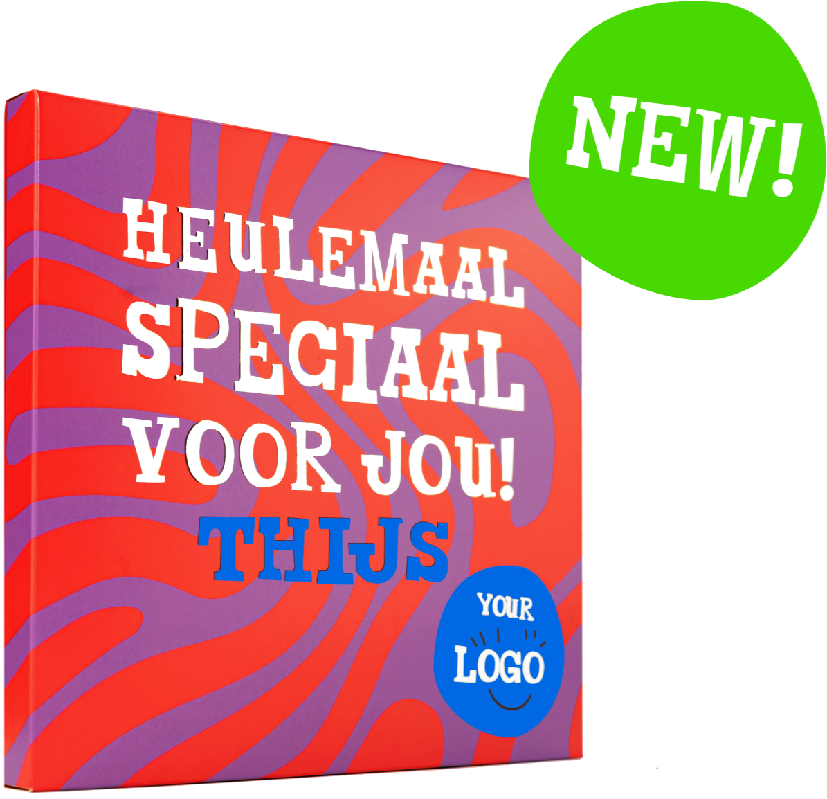 gepersonaliseerde kadodoos puur & melk karamel zeezout