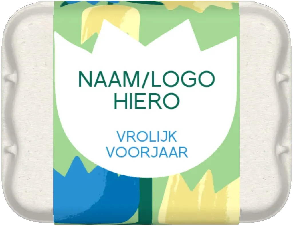 gepersonaliseerd eidoosje tulpen