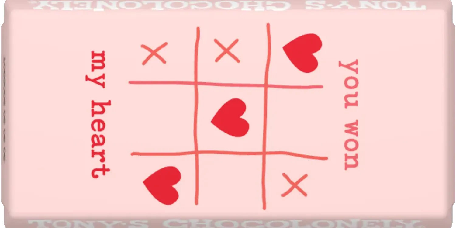 gepersonaliseerd you won my heart-Tony’s Chocolonely
