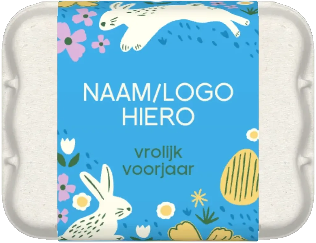 gepersonaliseerd eidoosje vrolijk voorjaar