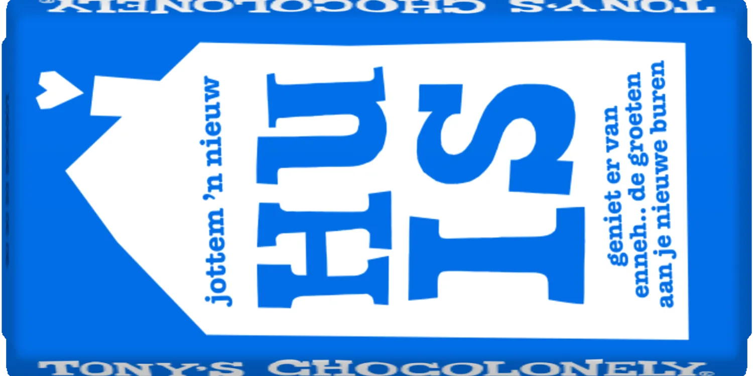 nieuw huis-Tony’s Chocolonely