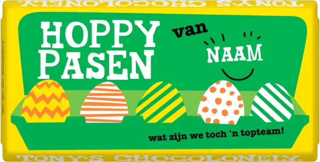 gepersonaliseerd hoppy pasen