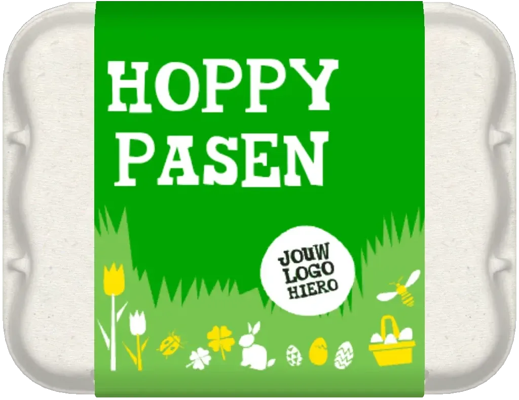 personalized egg box hoppy easter grass