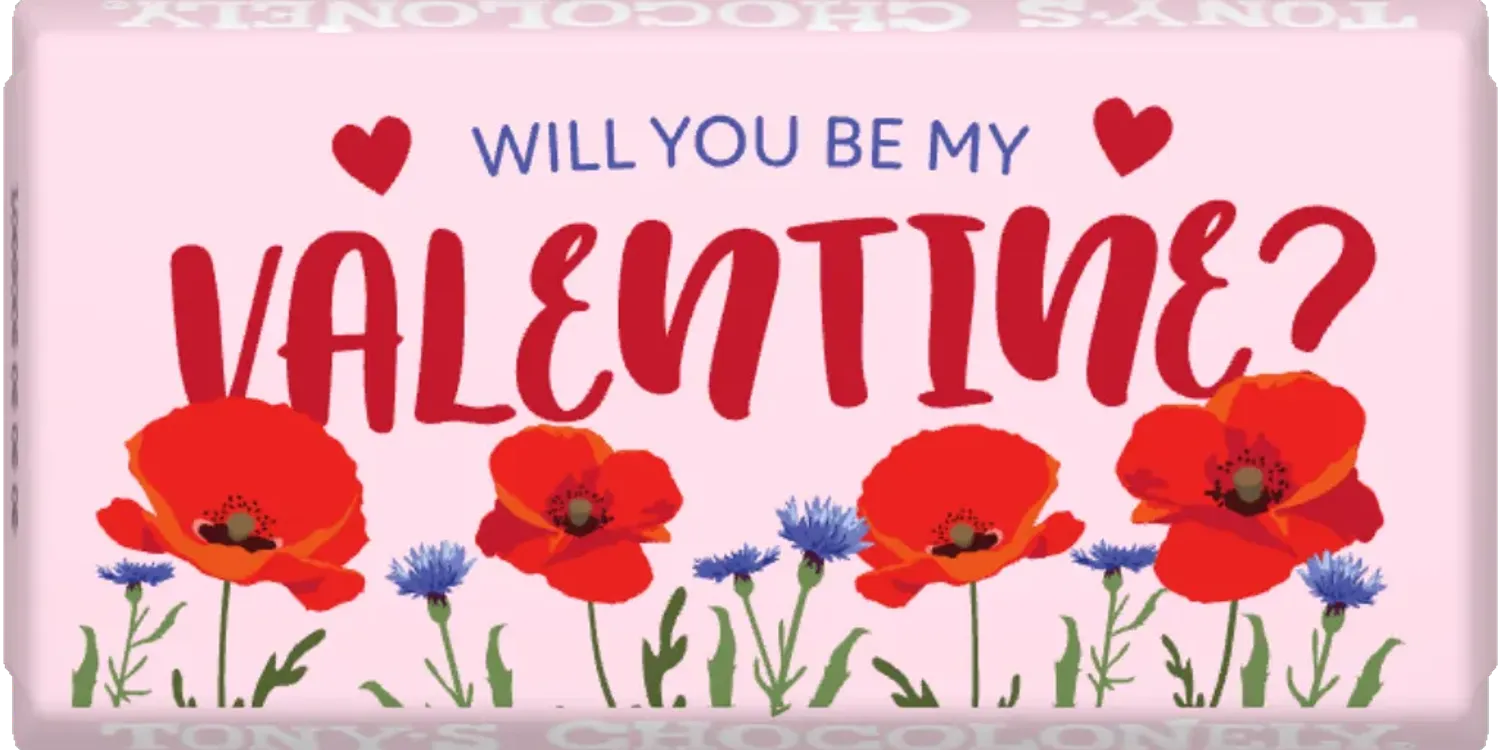 gepersonaliseerd my valentine-Tony’s Chocolonely