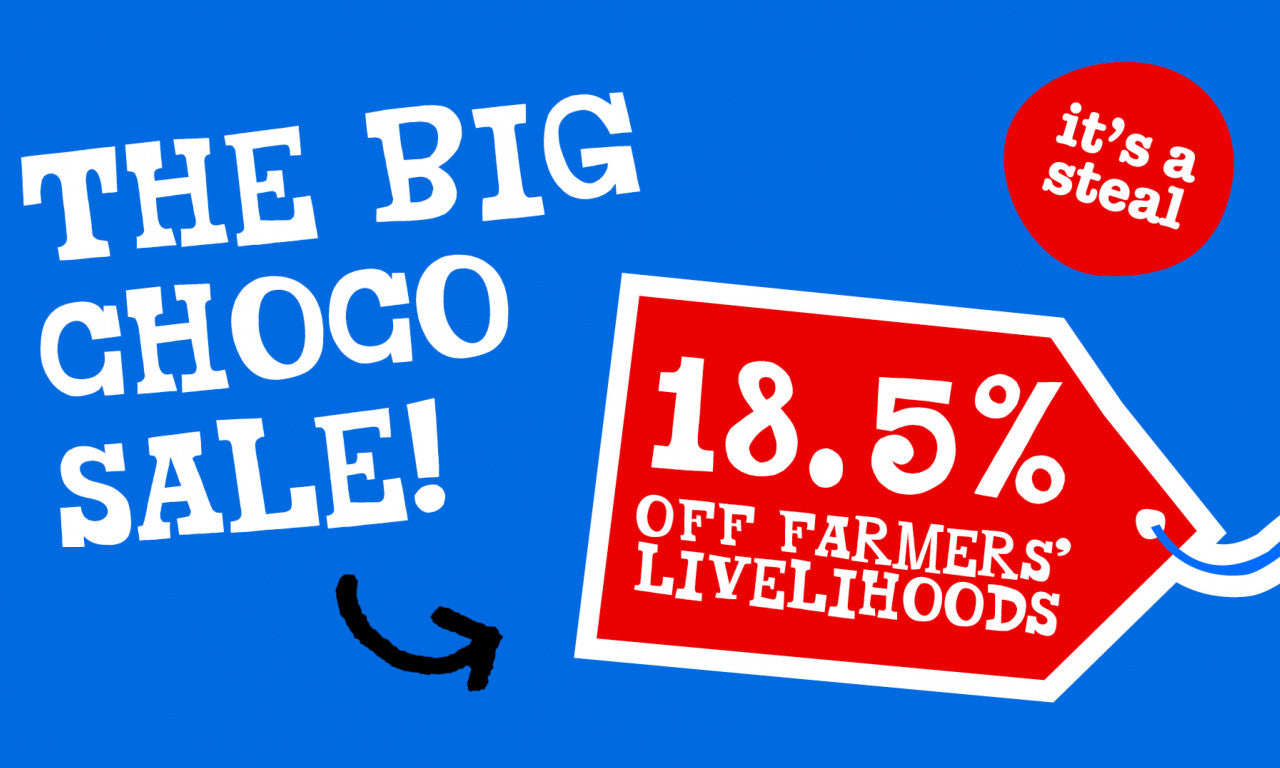 CHOCOLATE INDUSTRY NEW LOW: Price for cocoa drops by 18.5 % driving West African farmers further into poverty