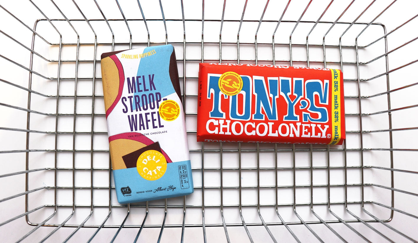 Delicata-repen met Tony's Open Chain cacao-Tony’s Chocolonely