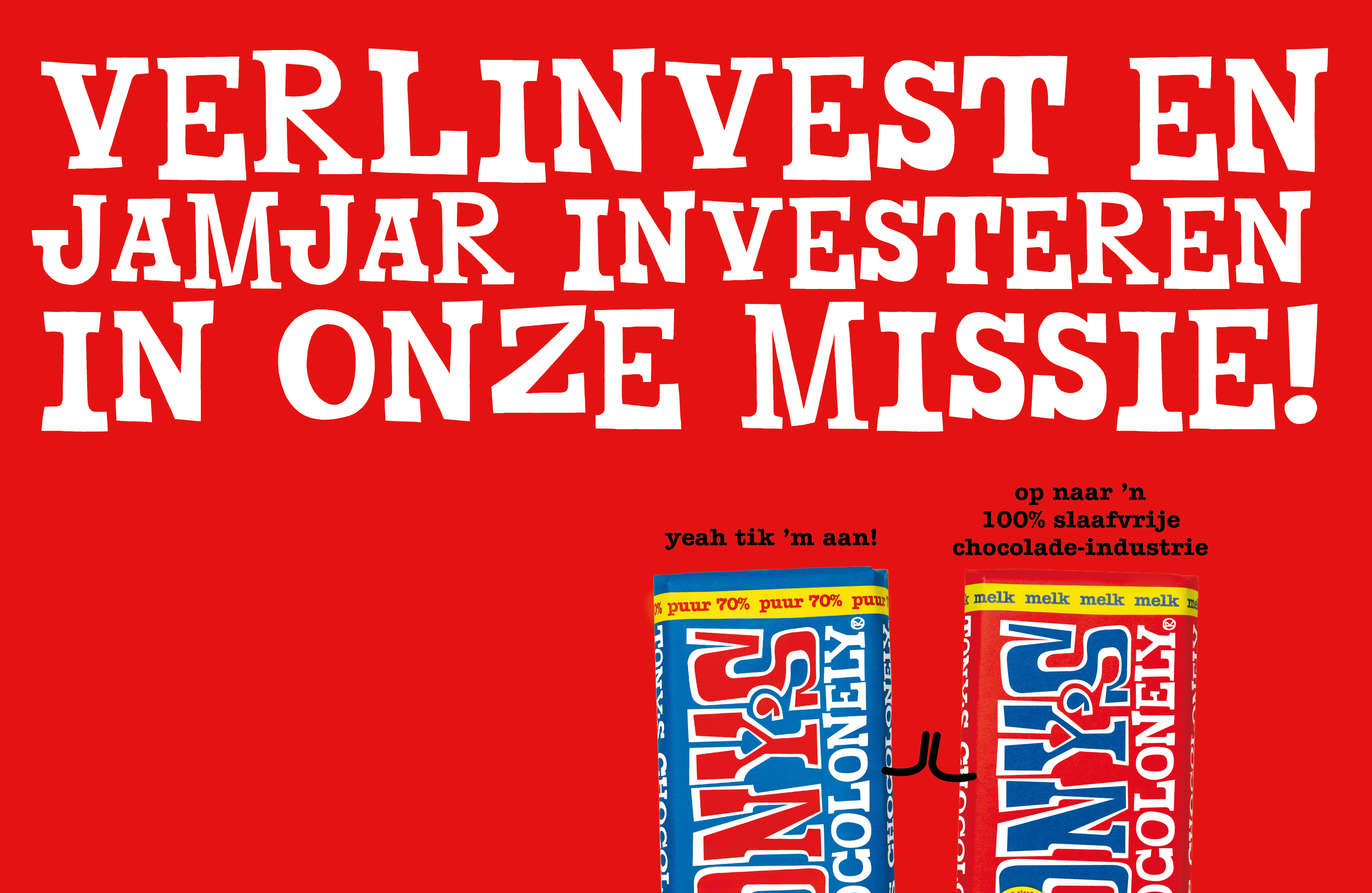 Verlinvest en JamJar investeren-Tony’s Chocolonely