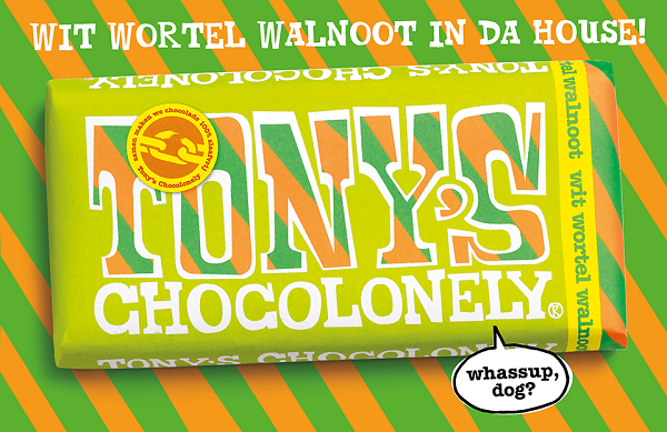 wit wortel walnoot in 'n nieuw jasje-Tony’s Chocolonely