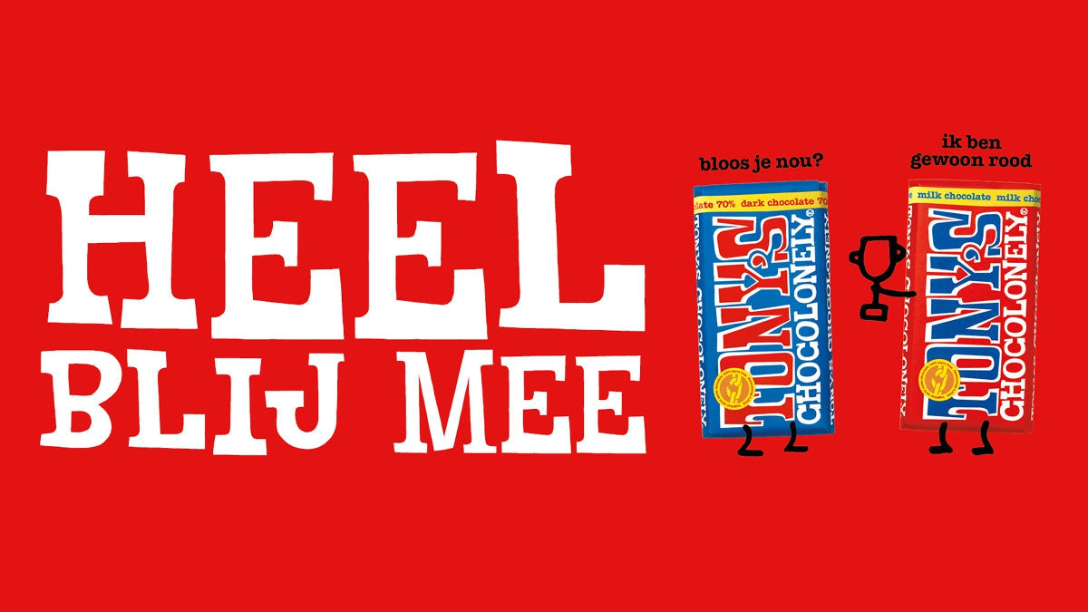 Tony’s vierde keer het meest duurzame merk-Tony’s Chocolonely