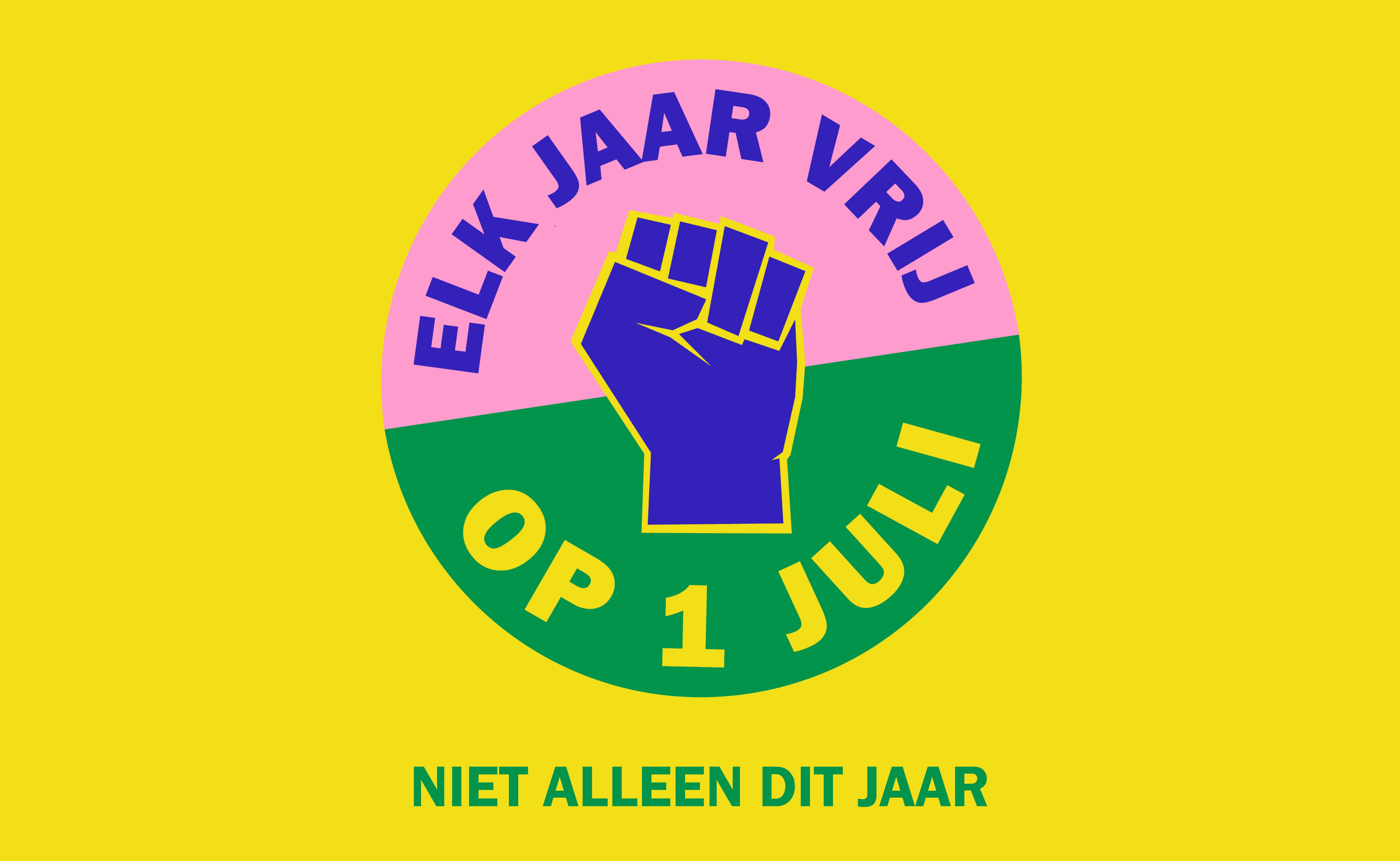 Elk jaar vrij op 1 juli, niet alleen dit jaar