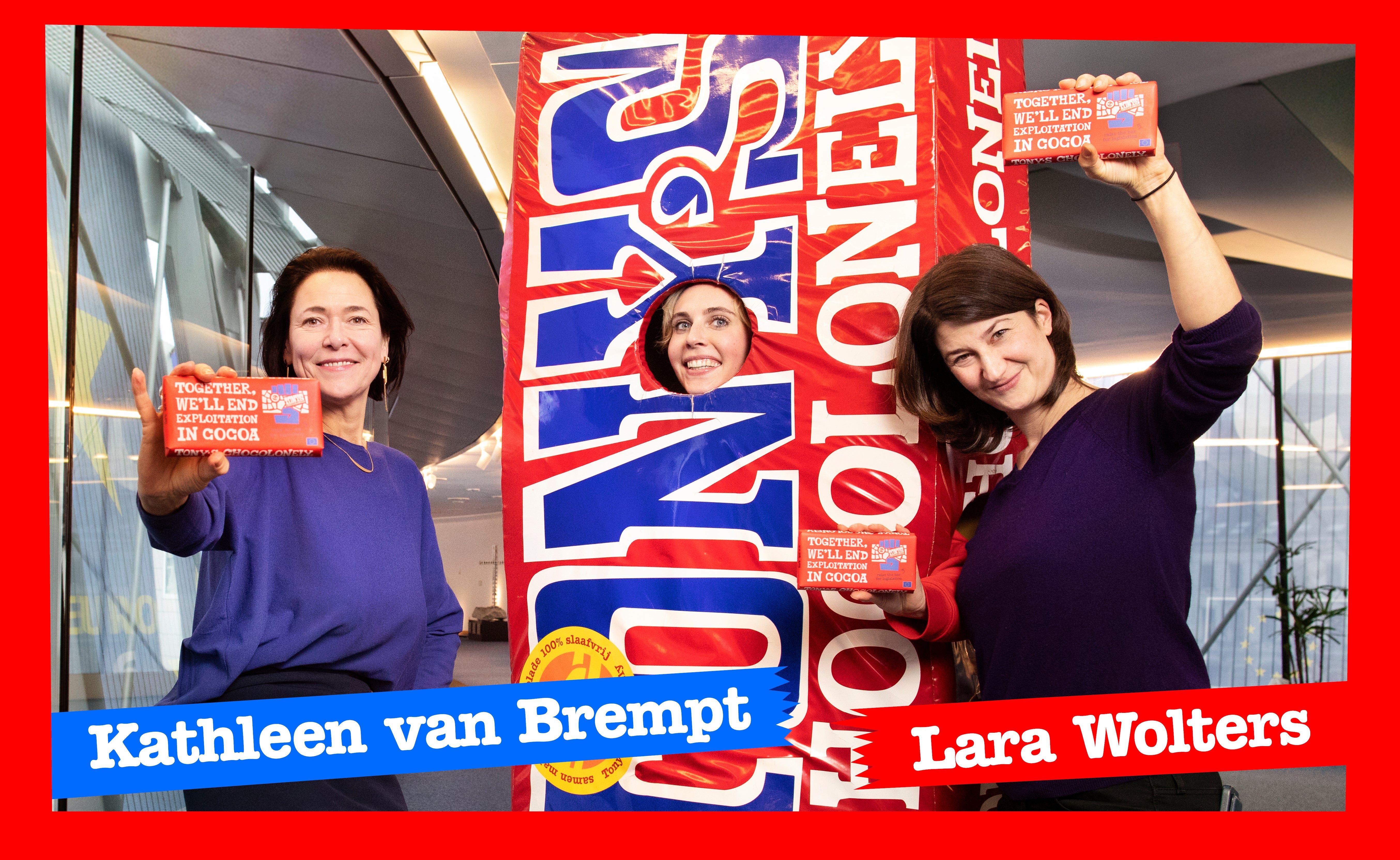 Tony’s ging naar de EU om campagne te voeren voor wetgeving-Tony’s Chocolonely