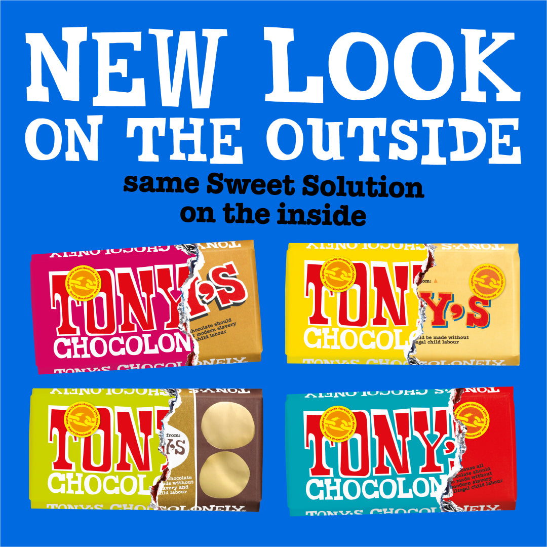 Tony's Chocolonely's Sweet Solution look-alike bars are back for good