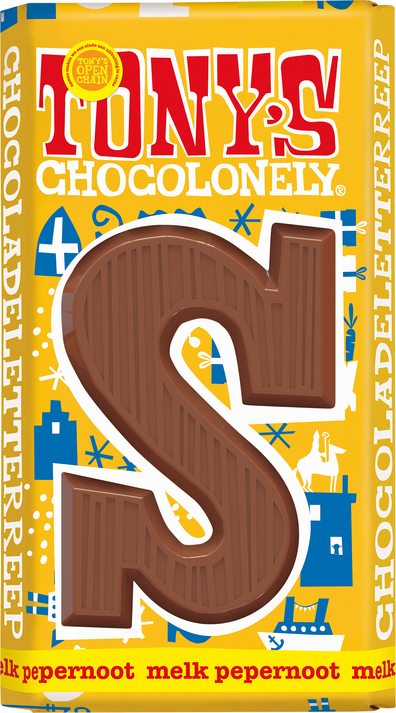 letter bar milk gingerbread S