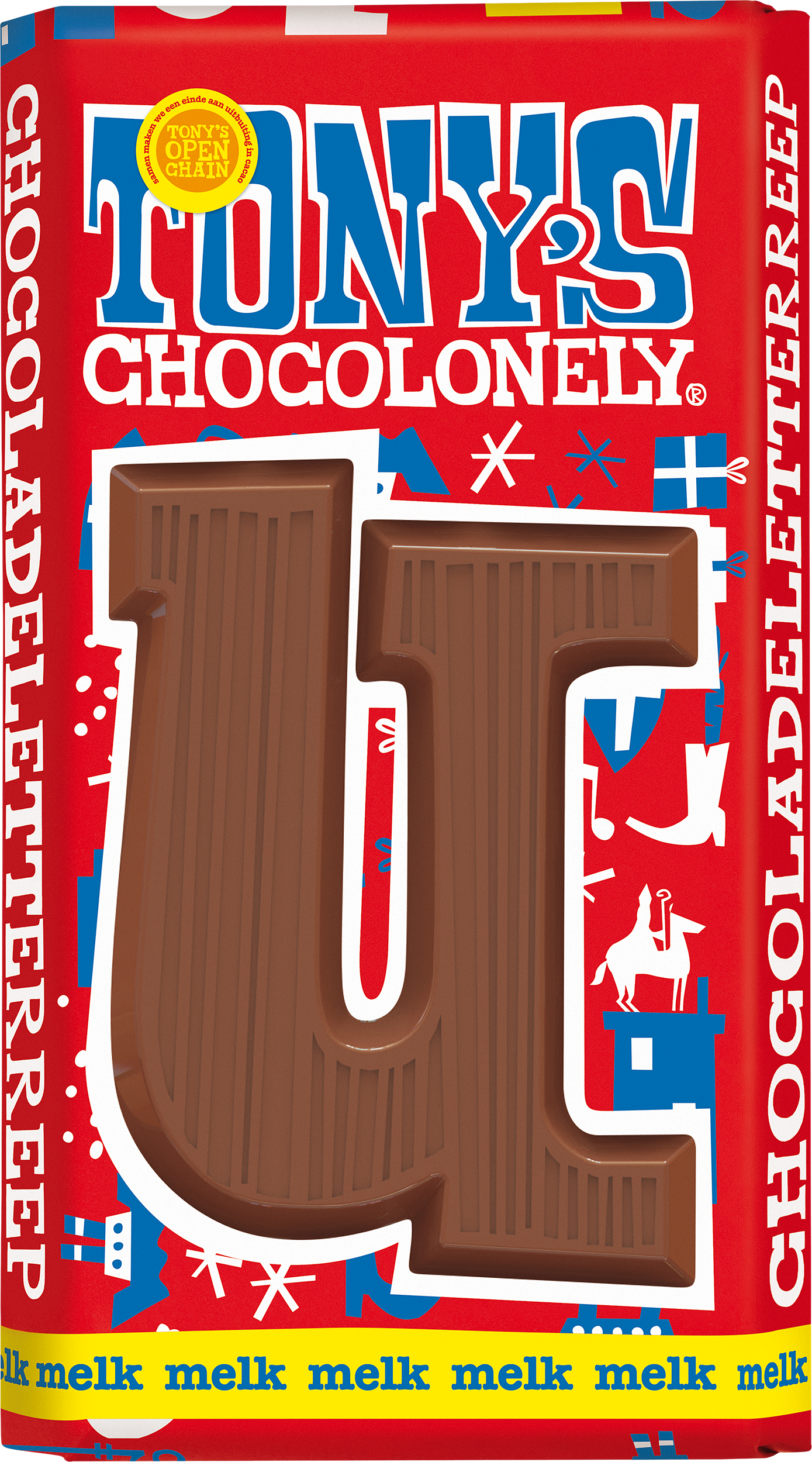 chocolate letter bar milk U