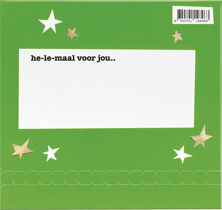 kerst chocolade cadeauset - 2 repen: melk & melk karamel zeezout