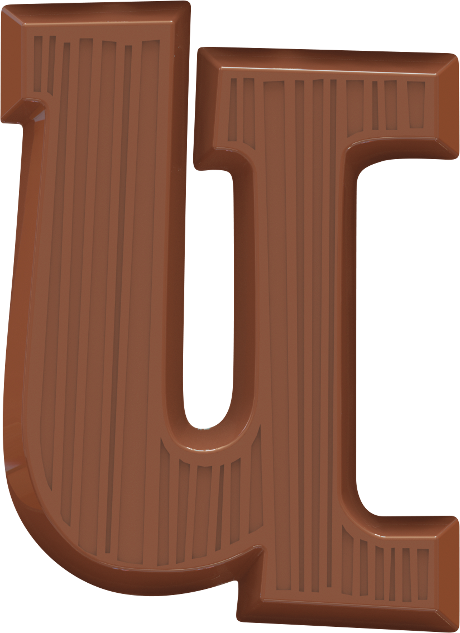 chocolate letter bar milk U